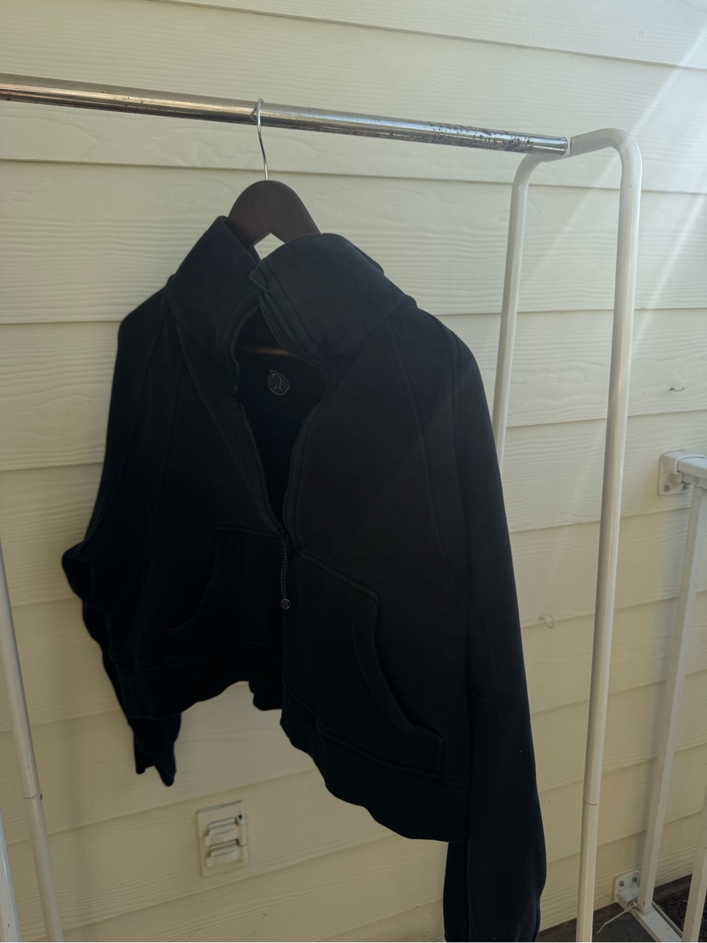 Black Lulu Lemon Scuba Jacket - Picture 2 of 5